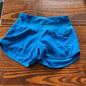 lululemon athletica Vibrant Blue Athletic Shorts